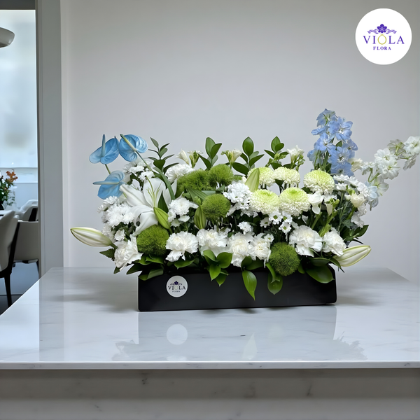 Blue Mist Elegance 💙✨ أناقة الضباب الأزرق 💙✨