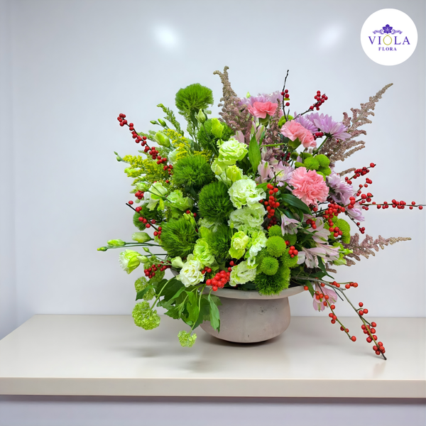 Garden Glow Arrangement 🌿✨ تنسيق ”تألق الحديقة“ 🌿✨