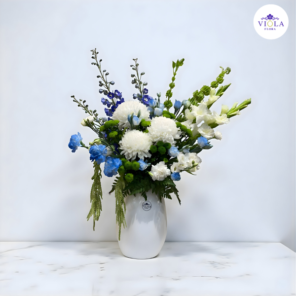 Blue Harmony Vase مزهرية بلو هارموني