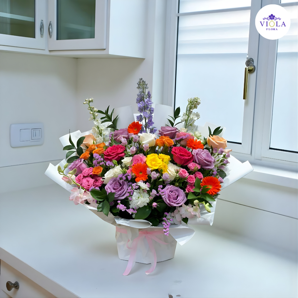 Rainbow Elegance Bouquet باقة رينبو إليجانس