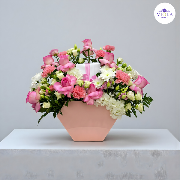Pink Blossom Gift Bag حقيبة هدايا زهرية