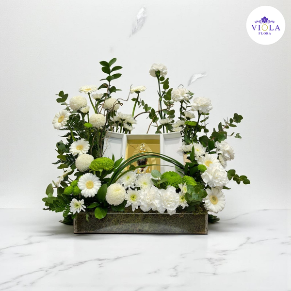 Elegant White Harmony 🤍🌿تناغم أبيض أنيق 🤍🌿