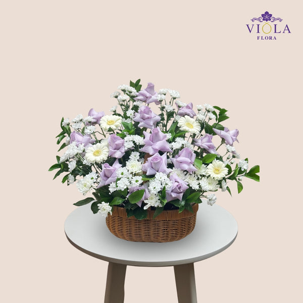 Lavender Whisper Basket سلة همسات اللافندر