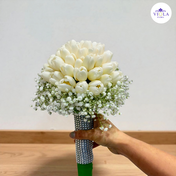 Pure Elegance Bridal Bouquet باقة الزفاف ”الأناقة الخالصة